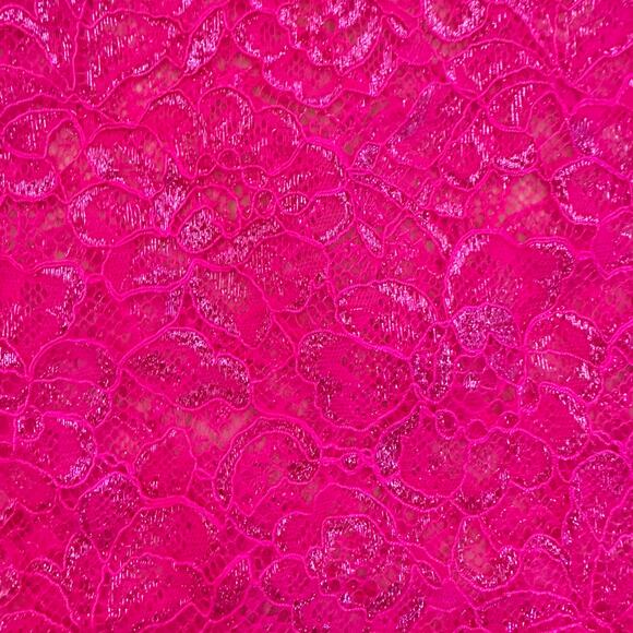 Anthropologie Pink Metallic Lace Button Down Shirt 1X NWT - Picture 5 of 15